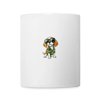 Beagle Hund Cool Sommer - Tasse - Weiß - Vorne