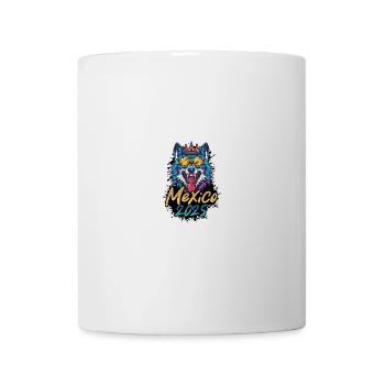 Mexiko 2025 Party Wolf - Tasse - Weiß - Vorne