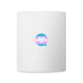 Sprechblase Transgender Gay Pride LGBTIQ Queer - Tasse - Weiß - Vorne