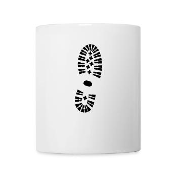 Footprint, shoepriint right (super cheap) - Mug blanc - blanc - Devant