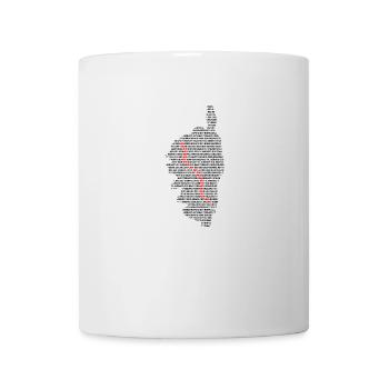 GR20 Grande Randonnée Corse trekking marche - Mug blanc - blanc - Devant