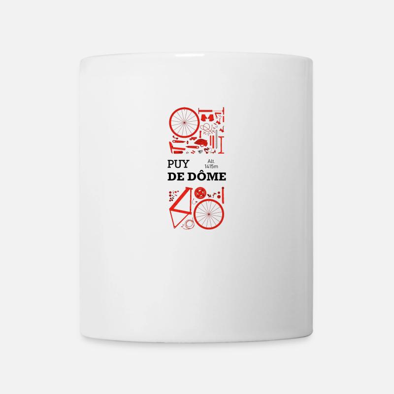 J'peux pas, j'ai vélo. Puy-de-Dôme. - Mug blanc - blanc