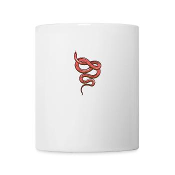 Non-venomous snake Corn Snake meandered - Mug - white - Front