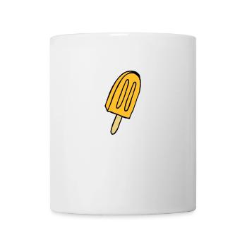 Eis - Tasse - Weiß - Vorne