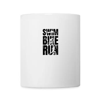 Triathlon Swim Bike Run - Mug blanc - blanc - Devant
