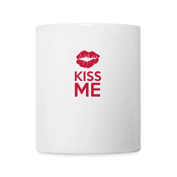 Kiss Me - Tasse - Weiß - Vorne