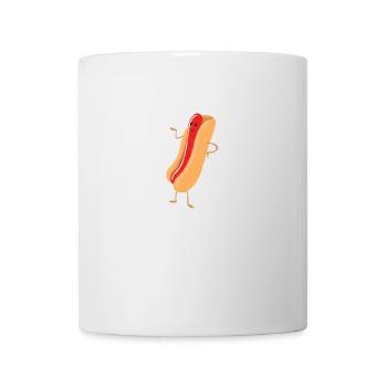 cute human hot dog - Mug - white - Front
