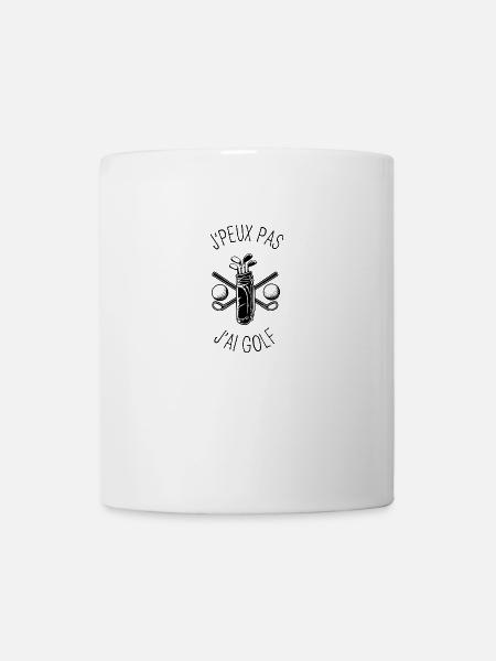 J'peux pas, j'ai golf - Mug blanc - blanc