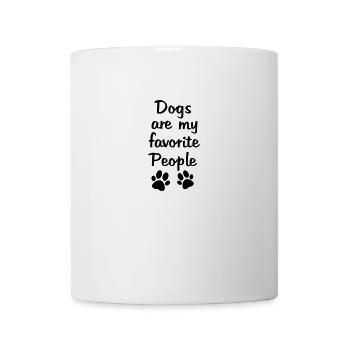 Dogsaremyfavoritepeople - Mug - white - Front