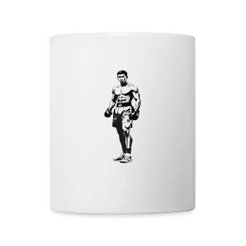 Thai Boxer - Martial Arts Sticker - Tasse - Weiß - Vorne