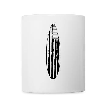 Planche de Surf Gwenn Ha Du - Mug blanc - blanc - Devant