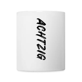 80. Geburtstag / Achtzig / 80 - Tasse - Weiß - Vorne
