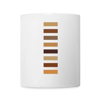 Shades of brown - Mug - white - Front