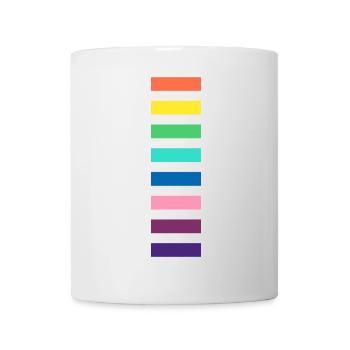 Shades of a rainbow - Mug - white - Front