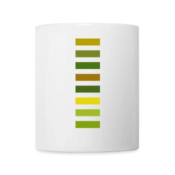 Shades of green - Mug - white - Front