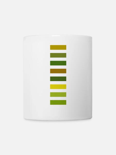 Grüntöne - Tasse - Weiß