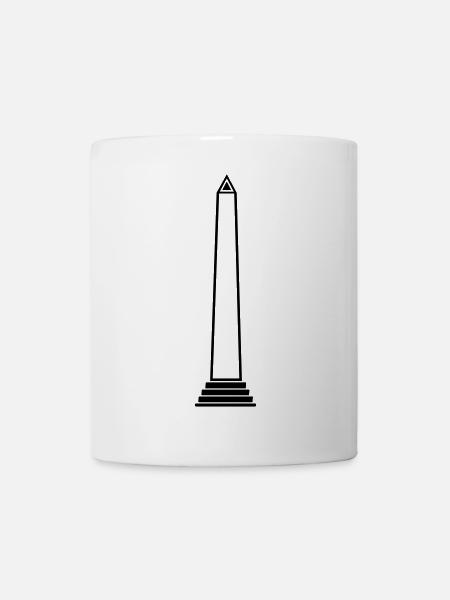 Obelisk - Tasse - Weiß