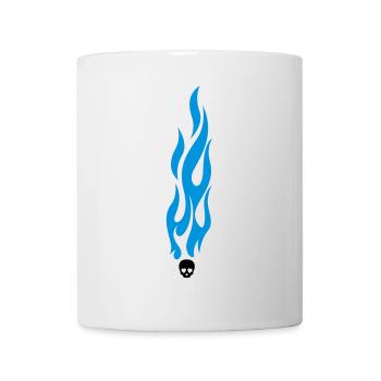 flammen - Tasse - Weiß - Vorne