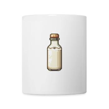 milch Pixel Gamer - Tasse - Weiß - Vorne