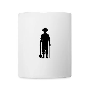 Bauer Silhouette Farmer - Mug blanc - blanc - Devant