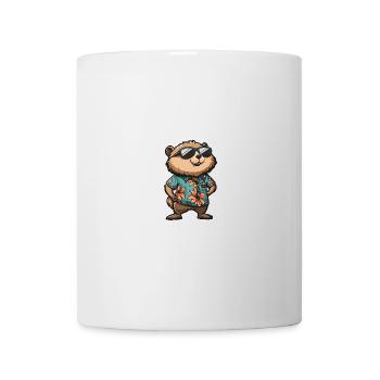 Biber Comic Cool Sommer - Tasse - Weiß - Vorne