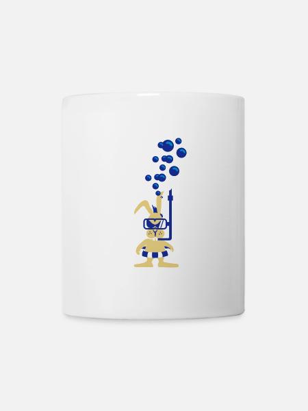 Diver bunny (3c) - Tasse - Weiß