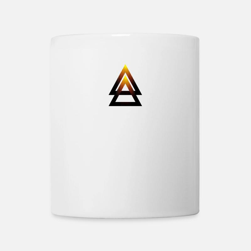Abstract Triangle - Mug - white