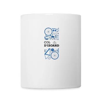 J'peux pas, j'ai vélo. Col d'Izoard. - Mug - white - Front