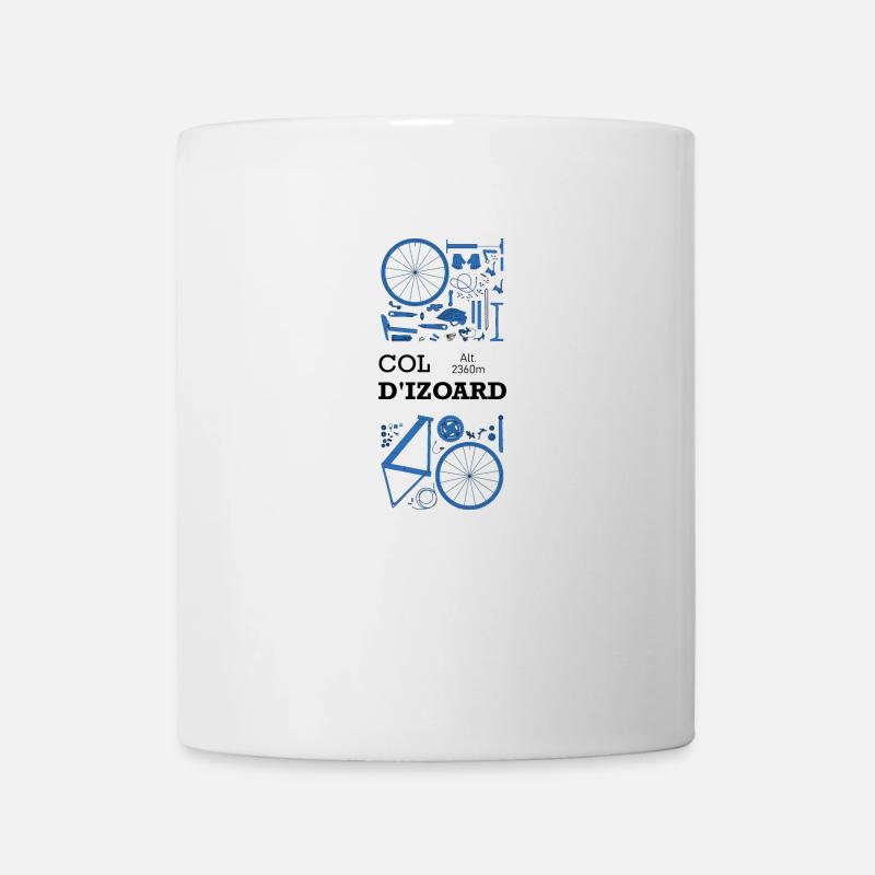 J'peux pas, j'ai vélo. Col d'Izoard. - Mug blanc - blanc
