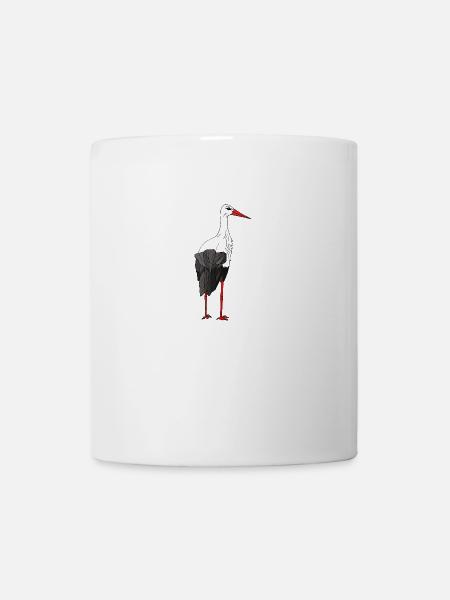 Storch - Tasse - Weiß