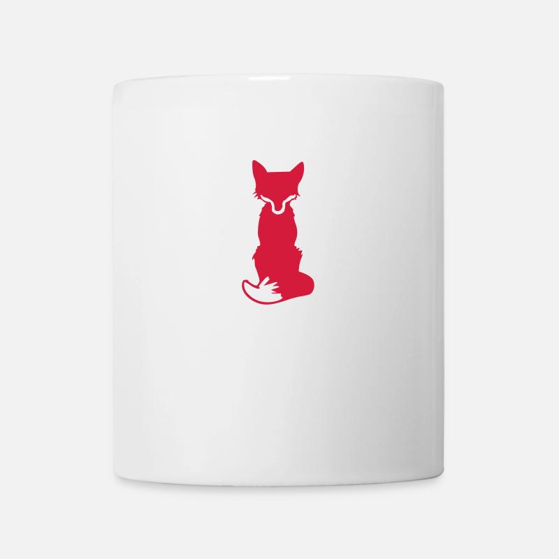 Wie ein Fuchs - Tasse - Weiß