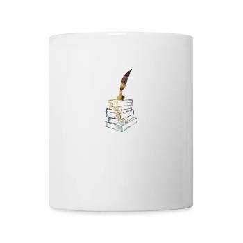 Buch, Bücher - Tasse - Weiß - Vorne