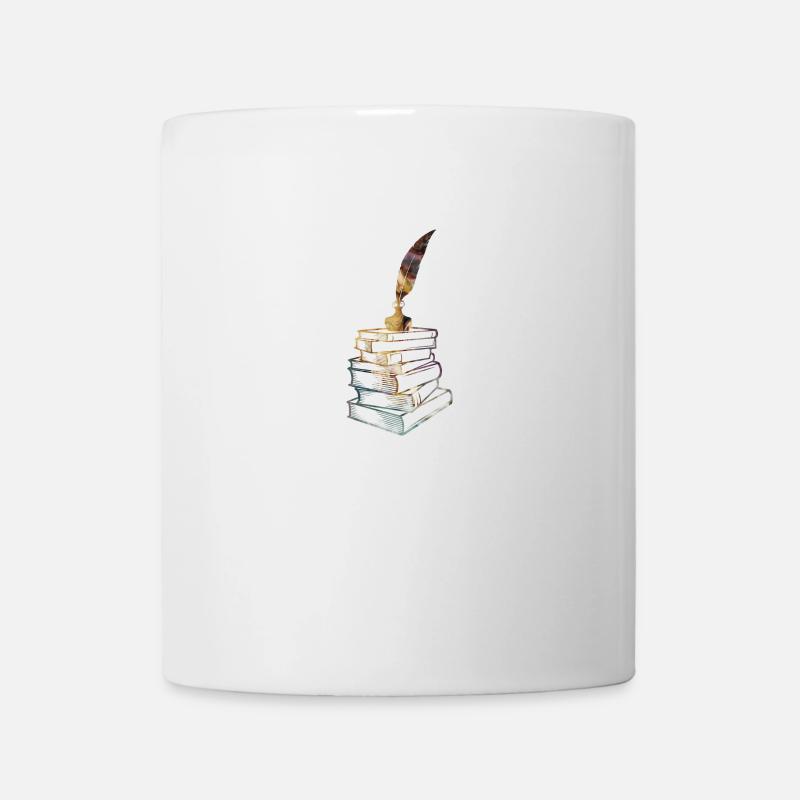 Buch, Bücher - Tasse - Weiß