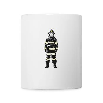 Firefighter - Profession Design Sticker - Mug - white - Front