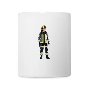 Firefighter Woman - Cool Job Motifs - Mug - white - Front