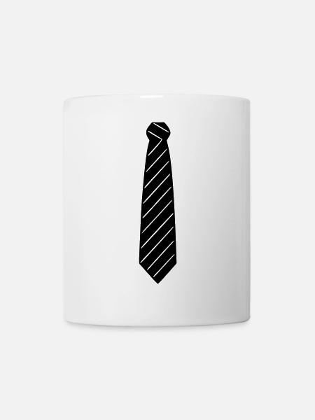 Necktie - Mug - white