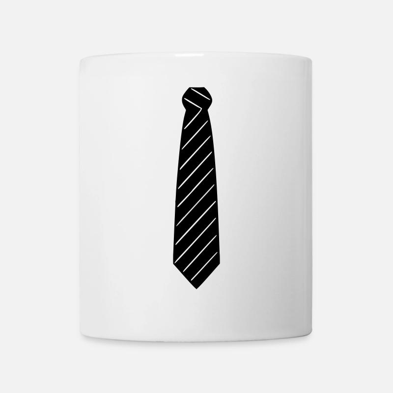 Krawatte - Necktie - Tasse - Weiß
