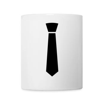 Tie - Mug - white - Front