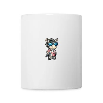 Zebra Comic Cool Sommer - Tasse - Weiß - Vorne