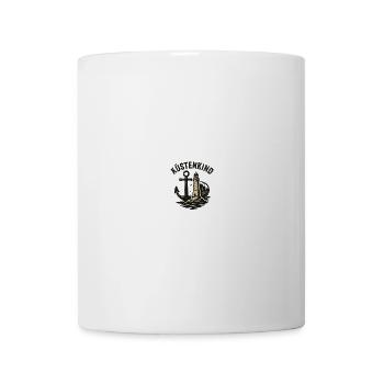 Küstenkind Vintage Anker & Leuchtturm - Tasse - Weiß - Vorne