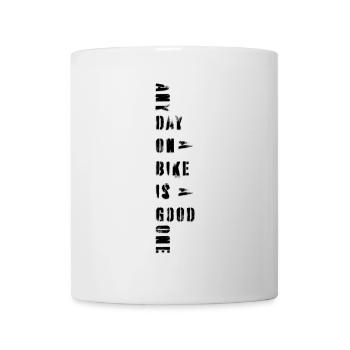 any day on a bike - Mug - white - Front