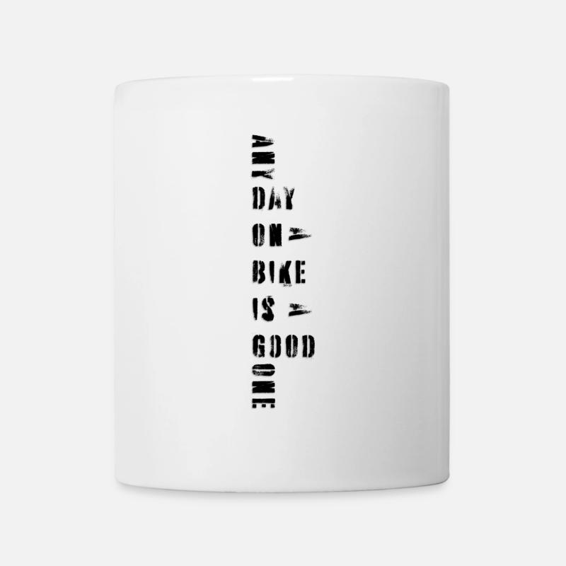 n’importe quel jour à vélo - Mug blanc - blanc
