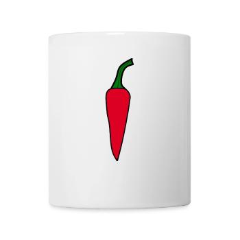 Hot peppers vegetables vegan - Mug - white - Front