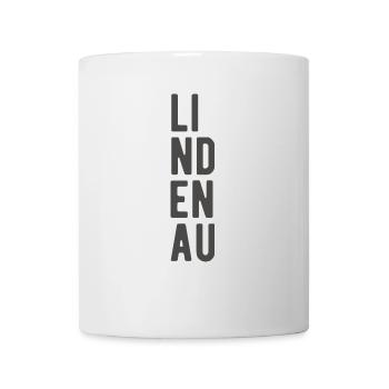 Leipzig Lindenau Schriftzug Spruch - Tasse - Weiß - Vorne