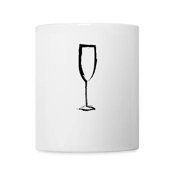 Glass Oneline - Mug - white - Front
