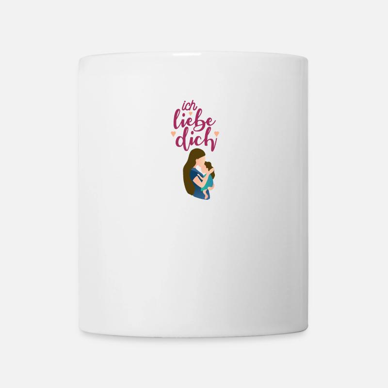 Ich liebe dich Mama - Tasse - Weiß