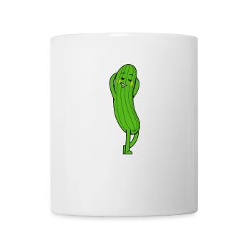 Gurke - Tasse - Weiß - Vorne