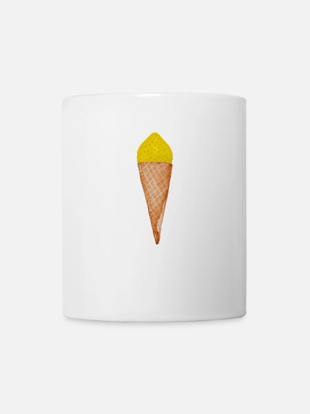 Lemon ice cream - Mug - white