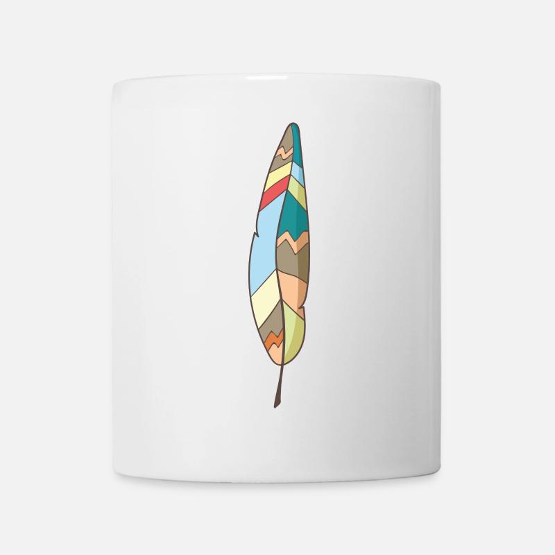 Plume - Mug blanc - blanc