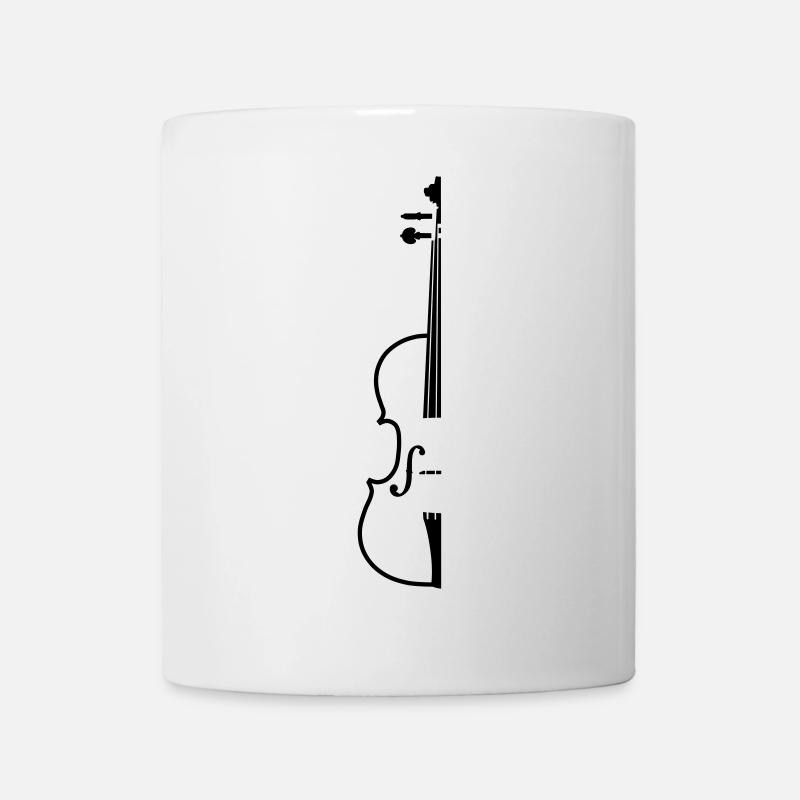 Geige - Tasse - Weiß